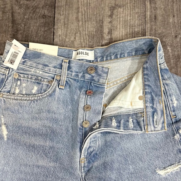 AGOLDE 90’s Mid-Rise Loose Fit Jeans in Fall Out Wash NWT [590] - Picture 11 of 14